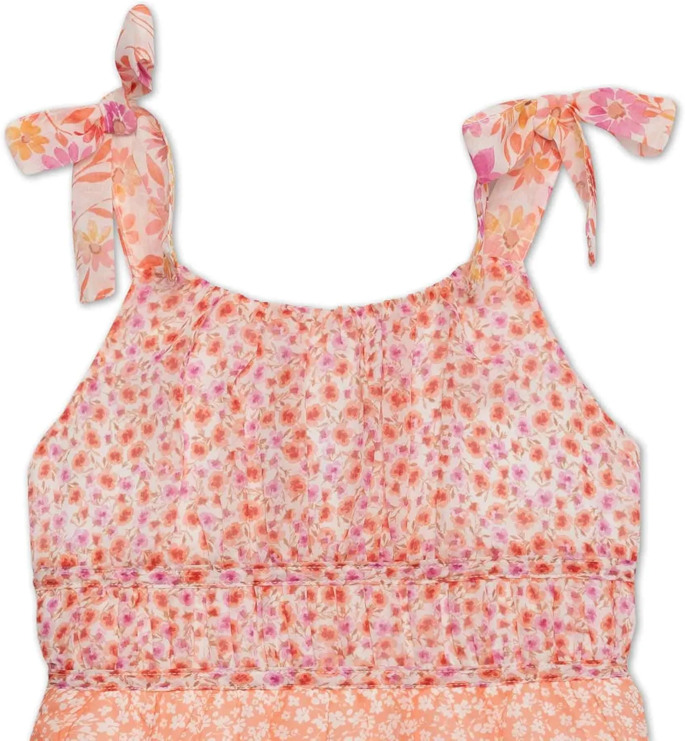 Speechless Girls' Sleeveless Maxi Chiffon Dress and Sunglasses