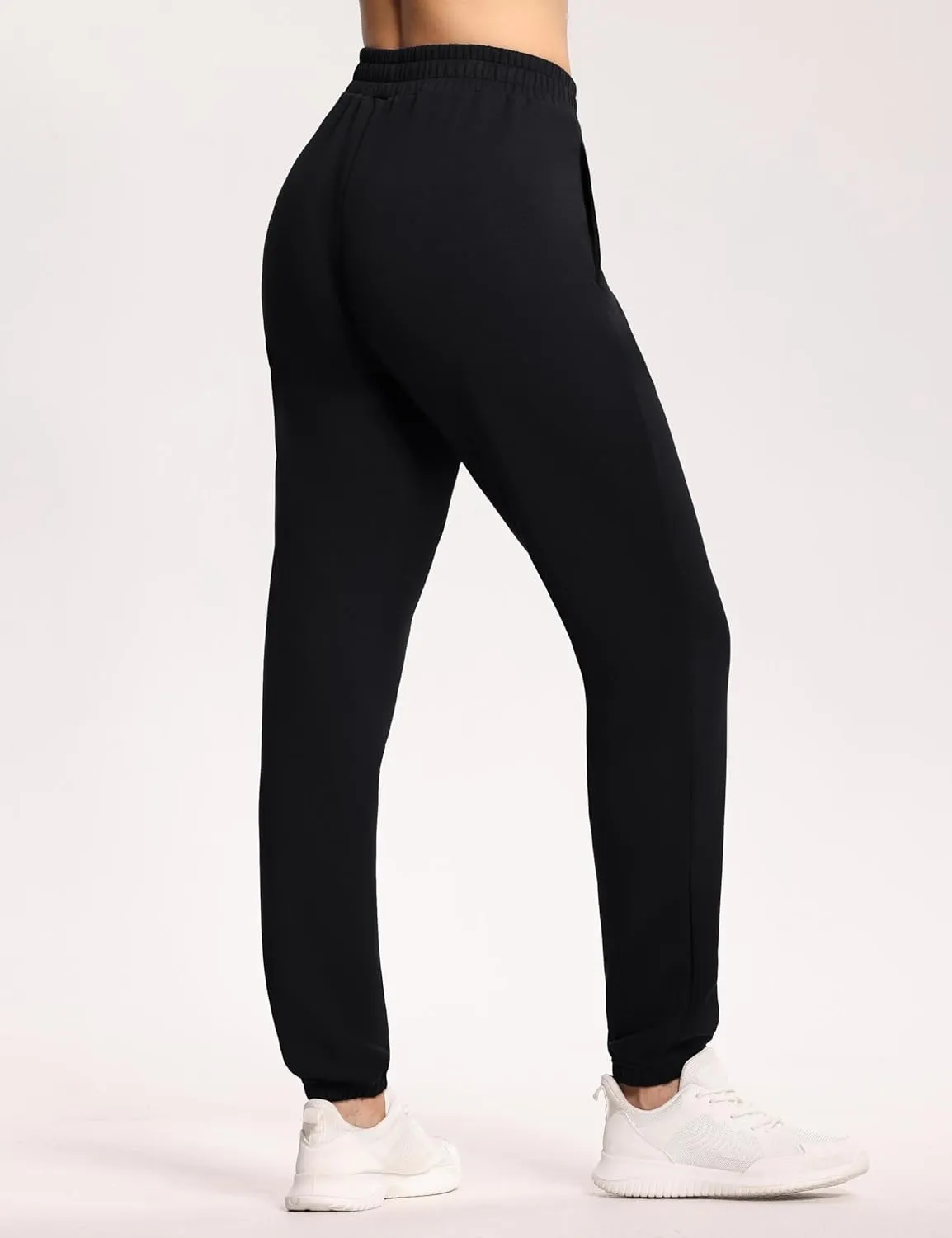 THE GYM PEOPLE Women's Baggy Cinch Bottom Sweatpants Lightweight Workout Joggers Pants with Pockets