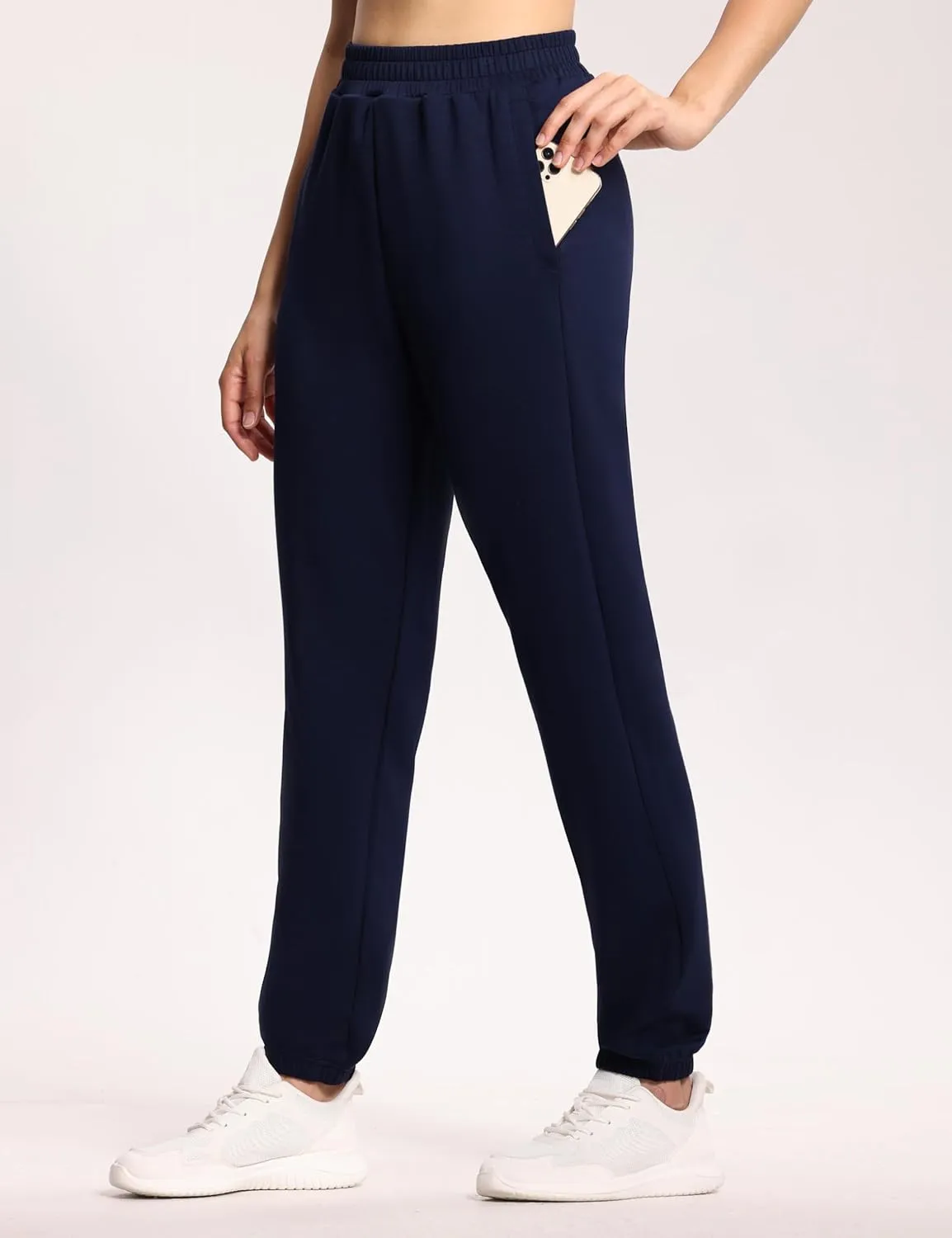 THE GYM PEOPLE Women's Baggy Cinch Bottom Sweatpants Lightweight Workout Joggers Pants with Pockets