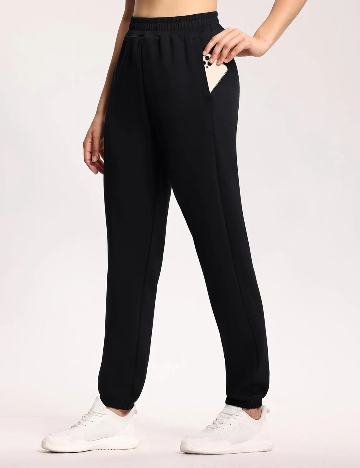 THE GYM PEOPLE Women's Baggy Cinch Bottom Sweatpants Lightweight Workout Joggers Pants with Pockets