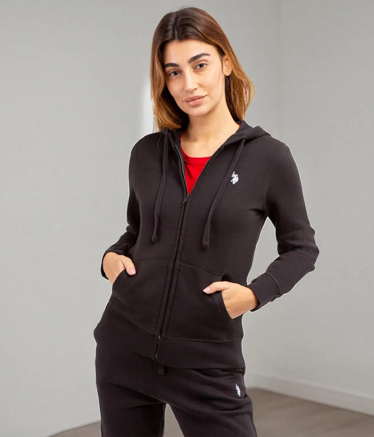 U.S. Polo Assn. Full Zip Hoodie w/Pony