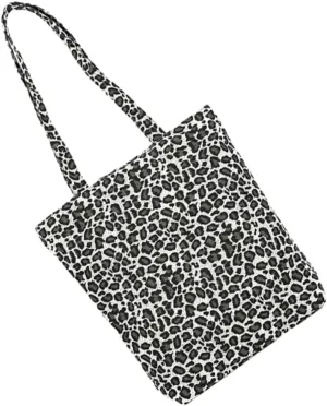 VANZACK Leopard Print Single Shoulder Bag Fashionable Women's Tote Bag Polyester Pu Material