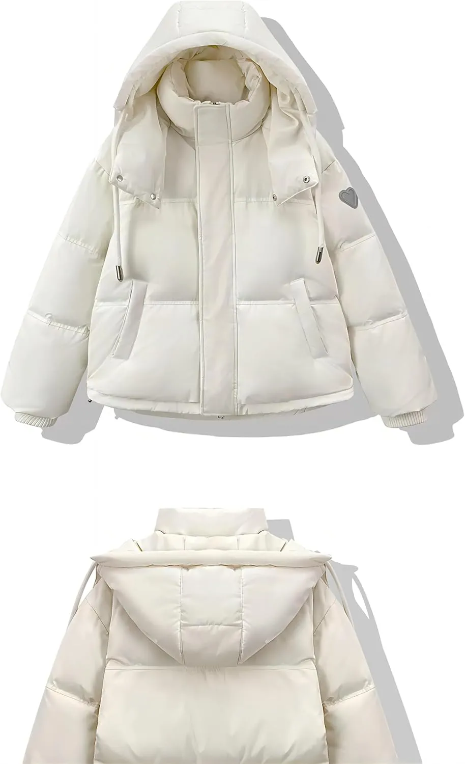 Women Thick Down Cotton Padded Cold Coat Female Plus Size Loose Overcoat Hooded Short Parkas Women Winter Oversize Jacket