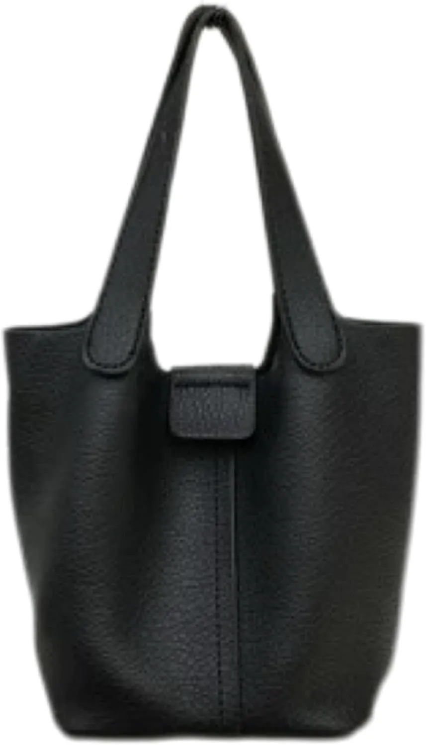 Women'S Bucket Bag Fashionable Shoulder with Makeup Magnetic Buckle Sealed Crossbody Handbag