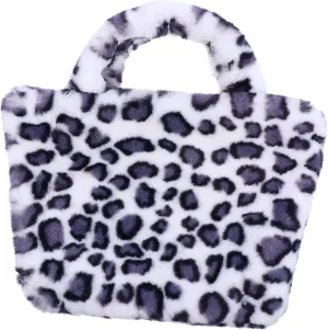 Women's Fashionable Large Capacity Handbag Leopard Print Tote Bag Satchel Purse for Daily Use
