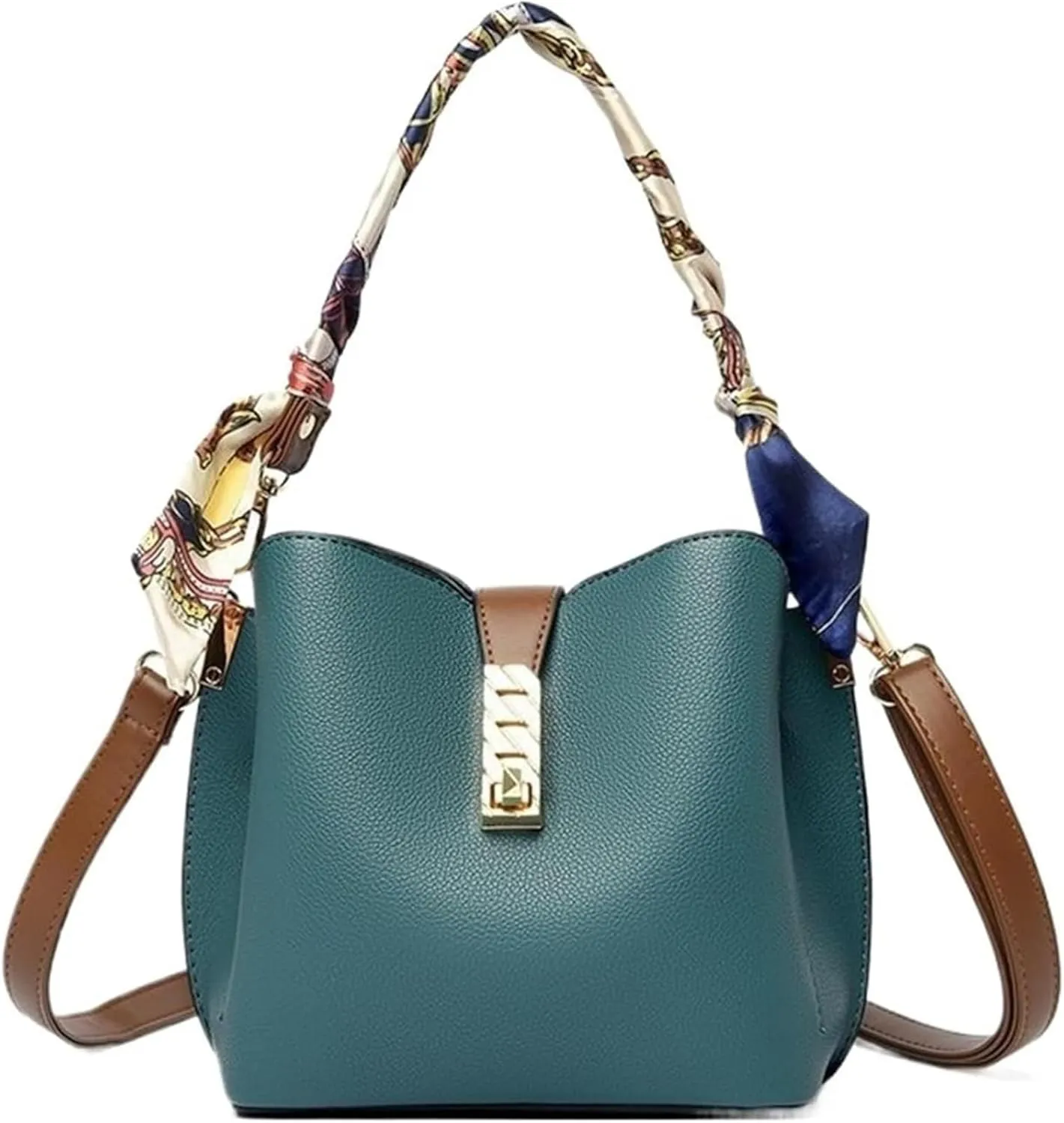 Women's Fashionable Ocean Bucket Handbag - Simple Shoulder Crossbody Bag for Everyday Use