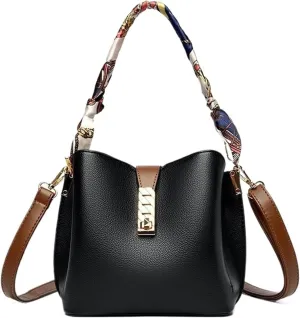 Women's Fashionable Ocean Bucket Handbag - Simple Shoulder Crossbody Bag for Everyday Use