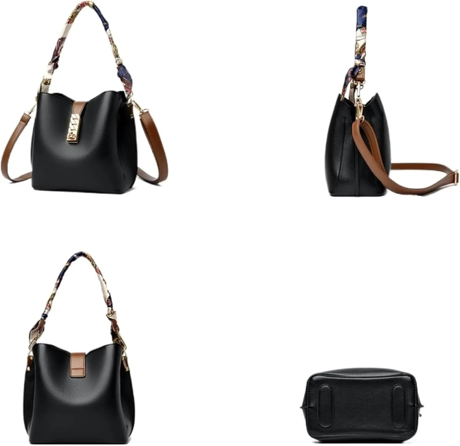 Women's Fashionable Ocean Bucket Handbag - Simple Shoulder Crossbody Bag for Everyday Use