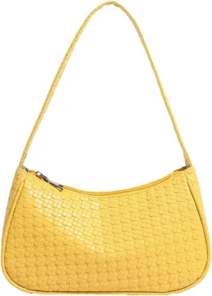 Womens Hobo Handbag Fashionable Woven Tote Bag 2025 Trendy Designer PU Leather Shoulder Bag Purse