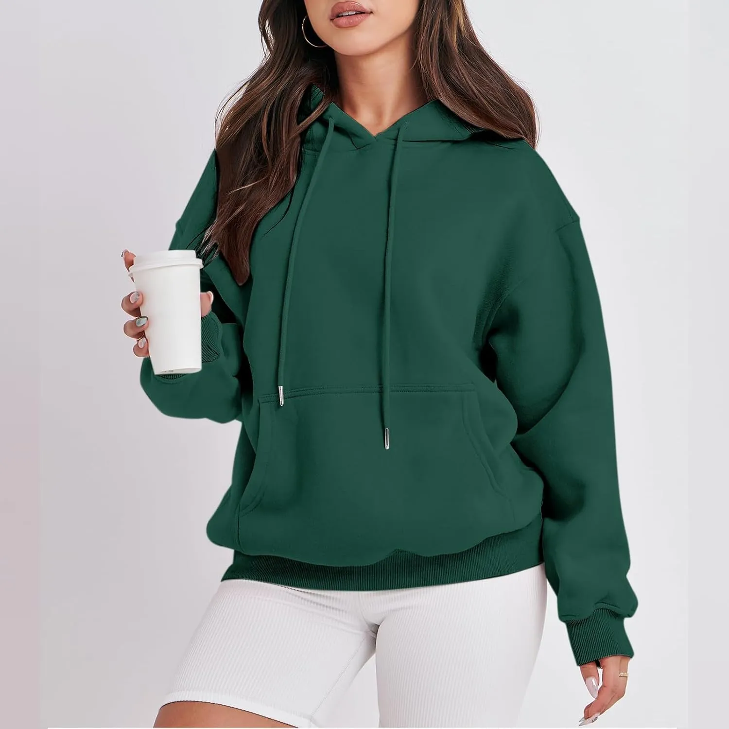 Womens Oversized Hoodies Fleece Sweatshirts Long Sleeve Sweaters Pullover Fall Outfits sweatshirts