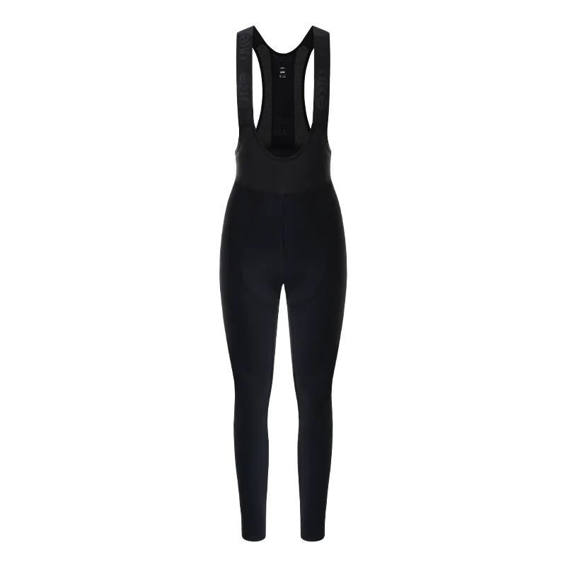 Women's Windproof Thermal Bib Tights PR-1 Black