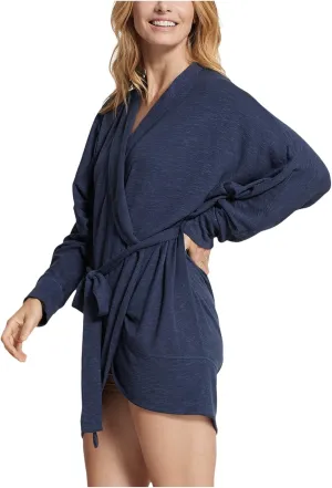 Yummie womens Slub Knit Lounge Cocoon Wrap Cardigan